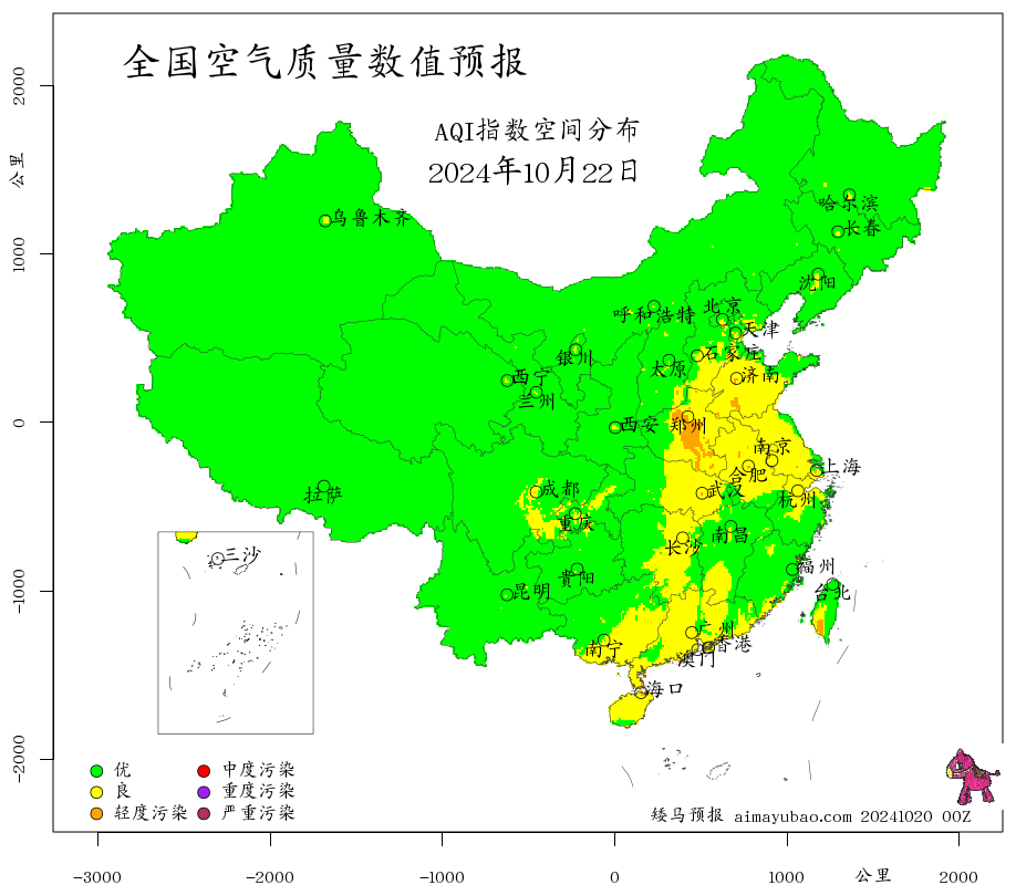 每日空气质量预报图