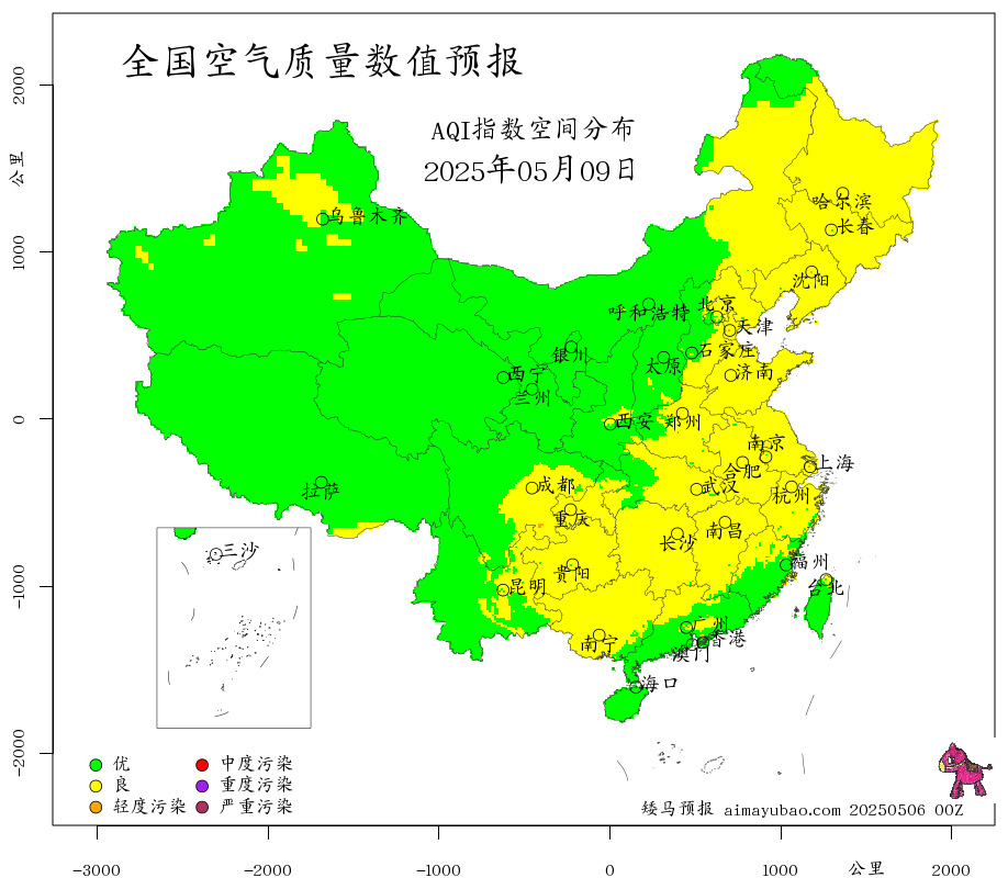 每日空气质量预报图
