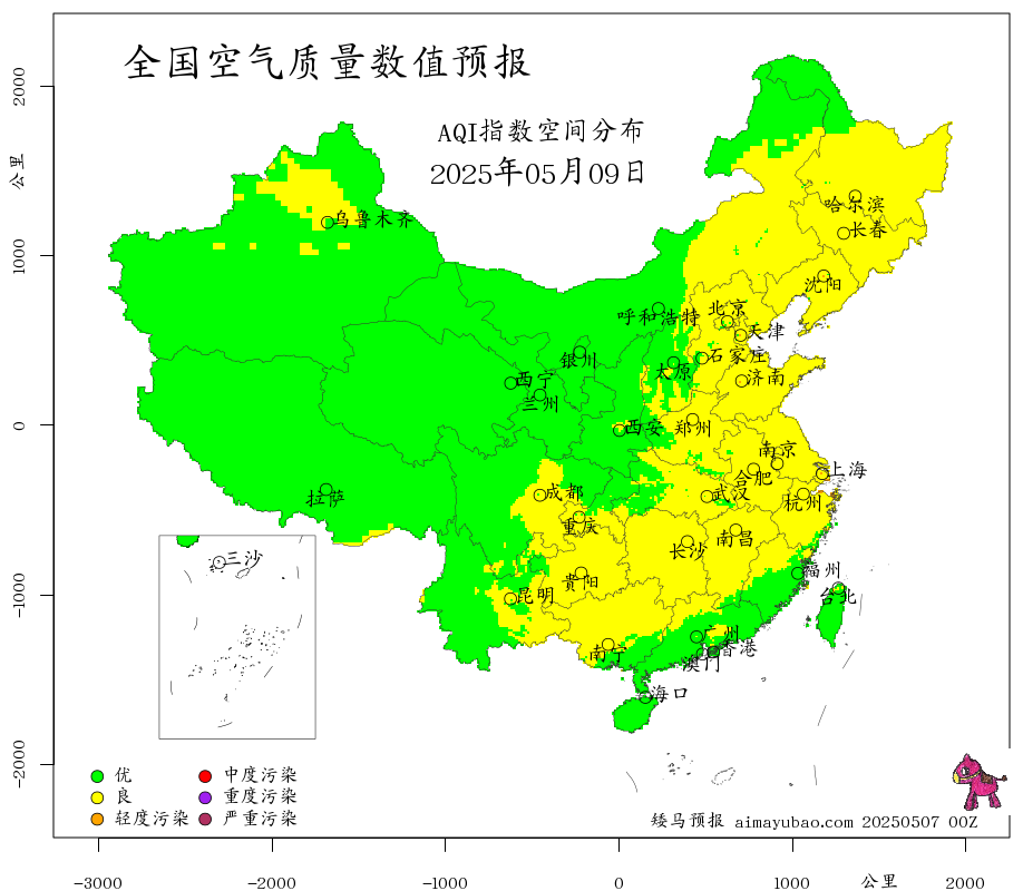 每日空气质量预报图