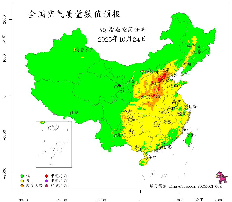 每日空气质量预报图